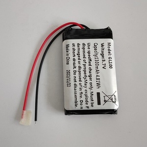 Có thể sạc lại GL100 3.7V 1300mAh Lithium Ion Li Polymer battery pack với PCB và hai dây - Product Image 6