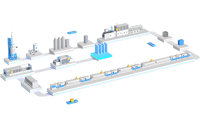 Ligne de production semi-automatique de batteries au lithium, machine de soudage d'assemblage pour modules de cellules prismatiques, 380V 8-10ppm