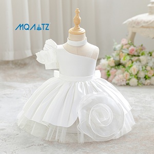 MQATZ ODM Vestito Estivo per Bambine con Design Floreale, Abito da Festa di Compleanno per <span class=keywords><strong>Bambina</strong></span> di 1 Anno AL3102XZ - Product Image 5