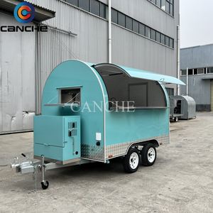 Camion de restauration mobile en acier inoxydable pour snacks, smoothies, cocktails, desserts, hot-dogs, hamburgers, pizzas, cuisine BBQ - Product Image 6