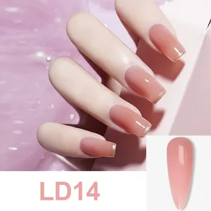 Vendita calda BIAB 5 in 1 Gel Brush-on Builder Gel Uv in bottiglia 15ml liquido poly Gel Polish per le estensioni delle unghie