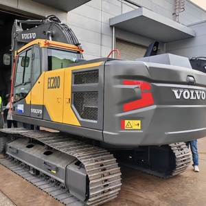 รถขุดไฮดรอลิกมือสองยี่ห้อสวีเดน Volvo EC200 EC200DL รถขุดตีนตะขาบขนาดกลางมือสองราคาถูก Volvo EC200 รถขุดมือสอง - Product Image 1
