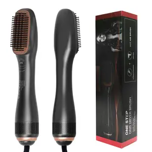 Factory price Manufacturer professional Electric Hair Round Rotating Volumizer Small Hot Air brush Comb Blow Dryer Brush