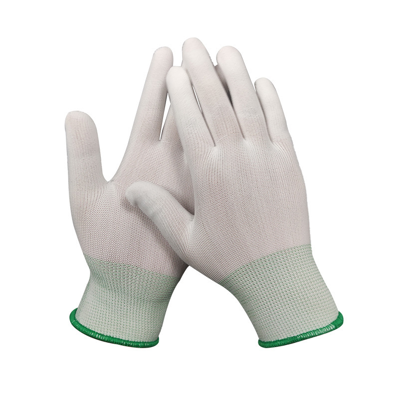10 Gauge Gray Polyester Gloves 13g