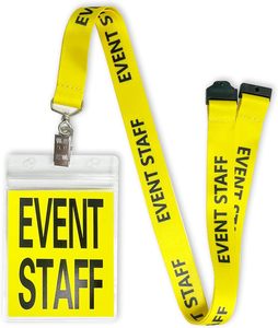 Porte-<span class=keywords><strong>badge</strong></span> en PVC extra large personnalisé Matériau souple transparent avec <span class=keywords><strong>pochette</strong></span> pour carte d'identité en métal Pochettes pour exposition <span class=keywords><strong>de</strong></span> conférence - Product Image 1