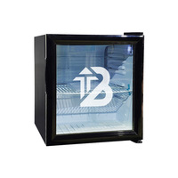 Mini-réfrigérateur à faible bruit pour snacks et bières, compresseur 35 litres, porte simple, refroidissement par ventilateur, petit réfrigérateur