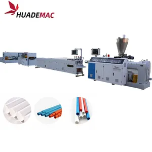 PVC electric conduit pipe making machine / high capacity 4 cavity UPVC pipe extrusion line plastic extruder