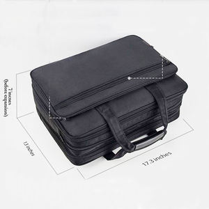 Grand sac à bandoulière étanche et extensible pour hommes, 17 pouces, organisateur Portable pour ordinateur Portable d'affaires - Product Image 5