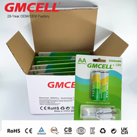 CAMCELL تصميم جديد بطارية ليثيوم أيون 14500 1.5 فولت 1.5 فولت قابلة لإعادة الشحن عالية السعة