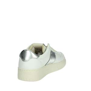 Zapatillas Deportivas Saint para Mujer, Blancas y Plateadas, de Cuero, con Plataforma, Moda Casual - Product Image 3