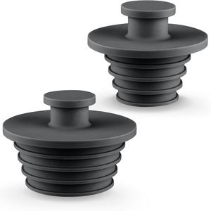 Bouchon de vidange en silicone cylindrique de 84 mm, installation facile pour baignoire et lavabo - Product Image 1