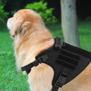 Tactical <b>Dog</b> Vest Nylon Waterproof Chest Strap Training Vest For <b>Large</b> Medium <b>Dogs</b> - Product Image 3
