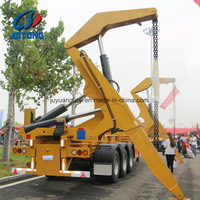 Camion semi-remorque porte-conteneurs autochargeur de 40 pieds, 37 tonnes, 20 pieds, 40 pieds, chargeur latéral de conteneurs, chargeur latéral, élévateur à vendre