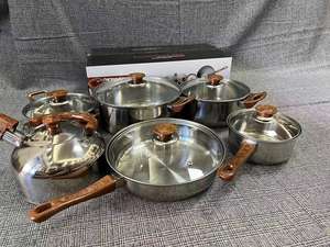 Juego de Utensilios de Cocina del Sudeste Asiático y África, Olla para Sopa de Inducción, Olla de Acero Inoxidable, Sartén, Utensilios de Cocina, Ollas y Sartenes - Product Image 5