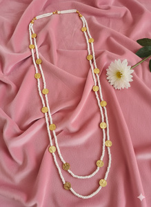 Antique Jewellery <b>Long</b> Mala Set Fancy Style High Gold Polish Ethnic Beaded Necklace Traditional Party Wear Jewellery for Women - Product Image 4