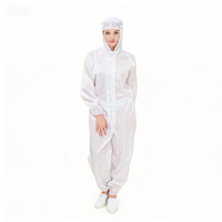 Combinaison de protection de sécurité antistatique jetable en polyester haute ténacité, unisexe, avec des caractéristiques ignifuges