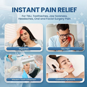 Compresse de glace personnalisée pour les dents de sagesse avec 4 packs de gel réutilisables chaud/froid pour la mâchoire, le cou, la tête et la chirurgie faciale - Product Image 4