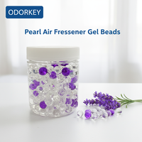 Bouteille de 350g de perles de gel désodorisant longue durée à la lavande, écologique, non toxique, éliminant les odeurs et gardant la pièce fraîche, qualité usine