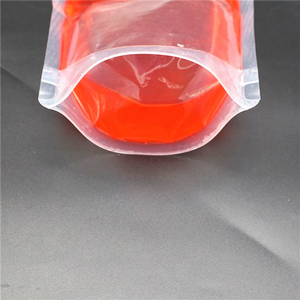 Tùy chỉnh in màu sắc Mylar lá đứng nhôm mờ OPP Cửa sổ bao bì túi Túi cho kẹo & thực phẩm khóa zip để sử dụng chất lỏng - Product Image 6