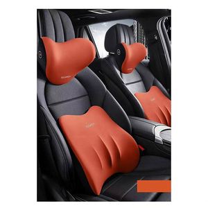 Coussin de massage et de soutien lombaire de luxe haut de gamme pour appuie-tête de voiture, style sport, avec fonctions rafraîchissantes et imperméables, en polyester - Product Image 3