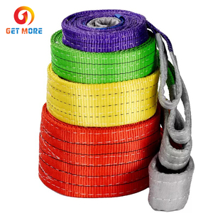Eslinga de elevación Industrial 1000kg 2000kg 3000kg 4000kg 5000kg Grúa Correa de elevación sintética <span class=keywords><strong>para</strong></span> cinturones de elevación de carga de construcción - Product Image 1
