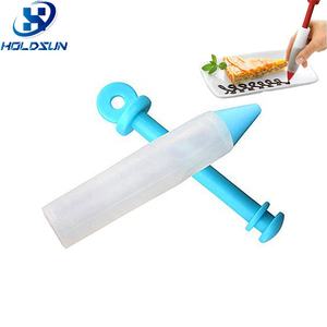 หัวฉีดซิลิโคนสำหรับตกแต่งเค้กช็อคโกแลตเกรดอาหารแบบพกพาสำหรับอบขนมในครัว - Product Image 3