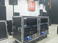 Sistema de Altavoces Line Array DBK Dual de 8 Pulgadas, Equipo de Sonido Profesional, Altavoz con Amplificador Integrado Personalizado para Iglesia