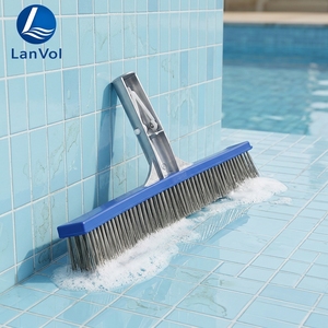 Brosse à algues professionnelle <span class=keywords><strong>pour</strong></span> <span class=keywords><strong>piscine</strong></span>, prix d'usine, bleu clair, cadre en aluminium, brosse à fil métallique rigide <span class=keywords><strong>pour</strong></span> l'élimination des taches tenaces - Product Image 1