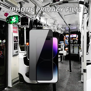 Miếng dán màn hình kính cường lực 3D chống thấm nước, chống gián điệp cho iPhone 17 Pro Max 16 15 14 13 Plus, bảo vệ riêng tư điện thoại di động - Product Image 3