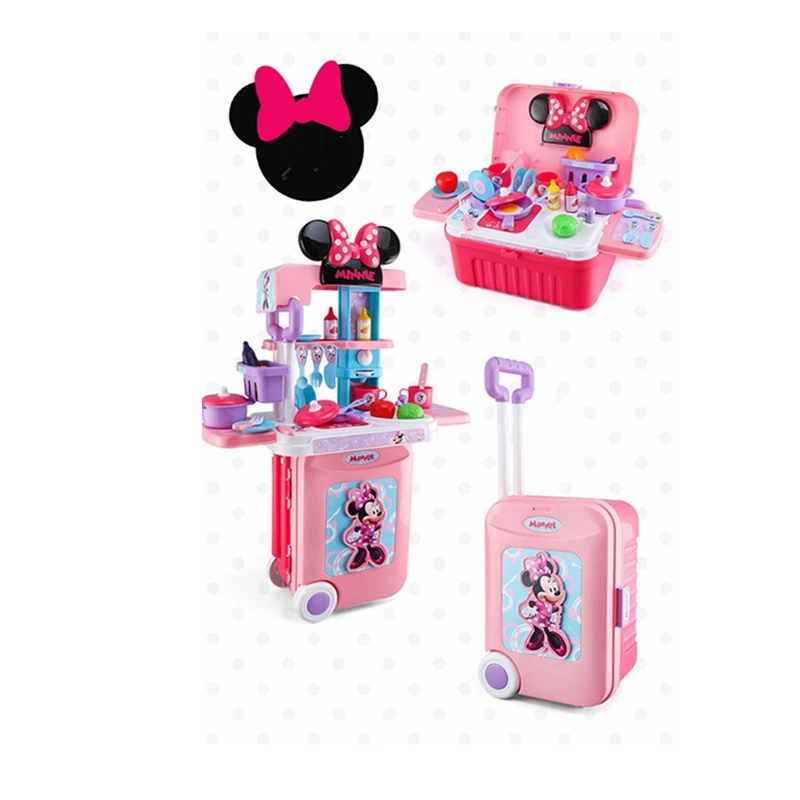 Детский обучающий инструмент, подарки, реалистичный пластиковый кухонный набор для приготовления пищи, игрушки с колесами