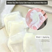 Masques faciaux crème-huile 2-en-1 sans rinçage à marque privée Pro-Xyla & Céramide Anti-âge Anti-rides Hydratant en feuille