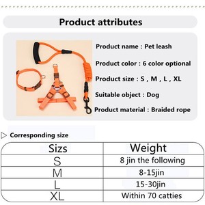 Fashion rompi dada hewan peliharaan, tali kekang latihan taktis anjing dengan bantalan besar tanpa tarikan - Product Image 5