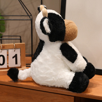 Peluche de vache en peluche douce, animal de la ferme, pour la fête de Pâques