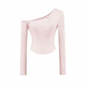 Blusas de Alta Calidad para Mujer, Casuales, de Manga Larga, Cuello Redondo, Corte Ajustado y Corto - Product Image 6