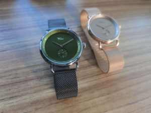 Vertie Couple – montre-bracelet Vintage en acier inoxydable pour femme, Simple, Logo personnalisé, montre <span class=keywords><strong>de</strong></span> luxe à Quartz - Product Image 2