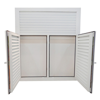 Stores de fenêtre externes pour fenêtre de conception de grille de fenêtre d'pvc avec volet pour la maison