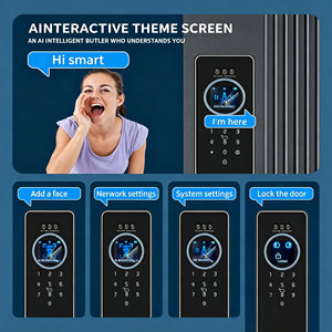 Cerradura Inteligente WiFi Glomarket Tuya Smart Life, Cerradura Biométrica 3D con Reconocimiento Facial y de Venas de la Palma de la Mano, Videollamada Remota para Seguridad en el Hogar y la Villa - Product Image 5