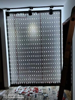 Bande LED rigide à rétroéclairage en treillis DC12V, 12 LED, 12W, 14.4W, rideau, lentille de diffusion à 170 degrés