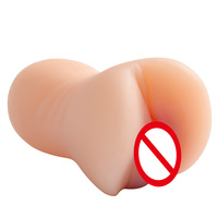 Lebensechter 3D-Textur Männlicher Masturbator Hautähnliches TPE Stroker Sleeve Vakuum-Saugnapf Taschenmuschi Erwachsenen-Sextoys für Männer Großhandel