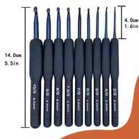 Crochets à poignée souple de 2-6 mm pour extensions de cheveux, outils de tressage, aiguilles à tricoter pour perruques, outils de tissage