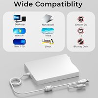Unidad de Disquete USB Externa de 3.5 Pulgadas, Lector de Disquetes, Unidad de Disquetes Portátil de 1.44 MB, Plug & Play, FDD para PC Windows XP 7 8 10 11
