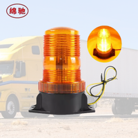 Neue DC10-100V LKW-Gabelstapler-Warnblinkleuchten Bernsteinfarbene LED-Rundumleuchte Stroboskoplampe
