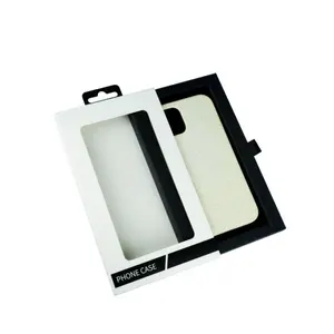 Custom Logo Biodegradable Packaging Mobile Phone Case Box Universal Paper Phone Case Packaging Box
