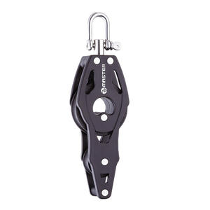 Polea de Rodamiento de Bolas para Velero con Diámetro de Rueda de 40 mm, Diámetro de Cable de 8 mm, Rueda Simple/Giratoria/Eslabón con Perno, BB-0420F, Herraje Marino - Product Image 1