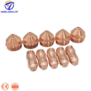 JiuSheng 130A Électrode plasma et buse en cuivre, consommables pour torche refroidie par air, pour CUT-50 CUT-60, remplacement OEM - Product Image 3