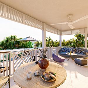 วิลล่าริมทะเลที่มีความต้านทานอากาศเค็มดี - Product Image 3