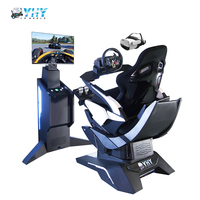 Nouvelle Arrivée 2024 YHY : Premier Cockpit de Simulation de Course Dynamique Entièrement en Alliage d'Aluminium avec Support de Siège pour Volant de Jeu Automobile