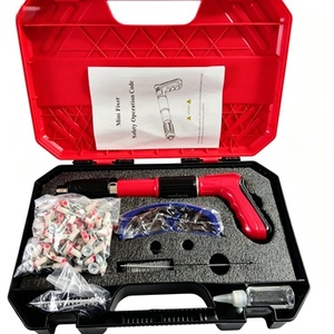 <span class=keywords><strong>Pistolet</strong></span> <span class=keywords><strong>à</strong></span> clous de construction <span class=keywords><strong>à</strong></span> faible bruit et amortisseur de chocs avec accessoires de clous de fixation assortis - Product Image 4