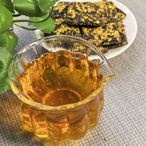 Luxiaoer Gâteau de thé noir chinois au Osmanthus doux, saveur florale agréable, mini gâteau de thé noir - Product Image 5