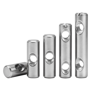 Fixations en acier inoxydable Inox, boulons à trou traversant avec écrou à marteau, tête plate, finition polie pour canapé, armoire, meubles - Product Image 6